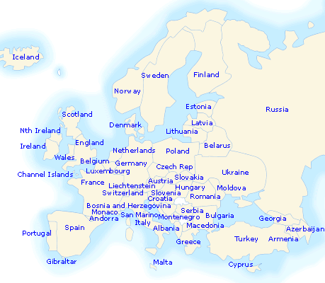 Europe Map