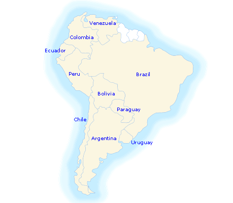 South America Map